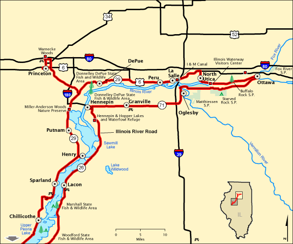 Illinois River Road | I-80 Exit Guide