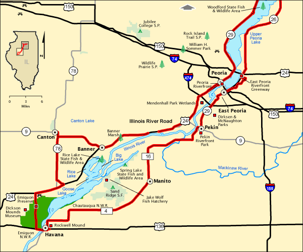 Illinois River Road | I-80 Exit Guide