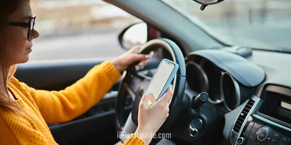 Distracted Driving | I-80 Exit Guide